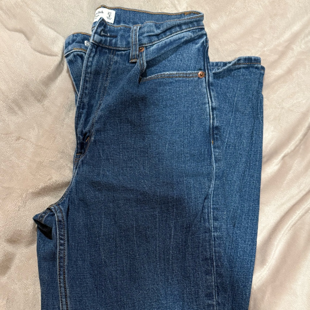 Abercrombie & Fitch Light Blue Slim Straight Jeans